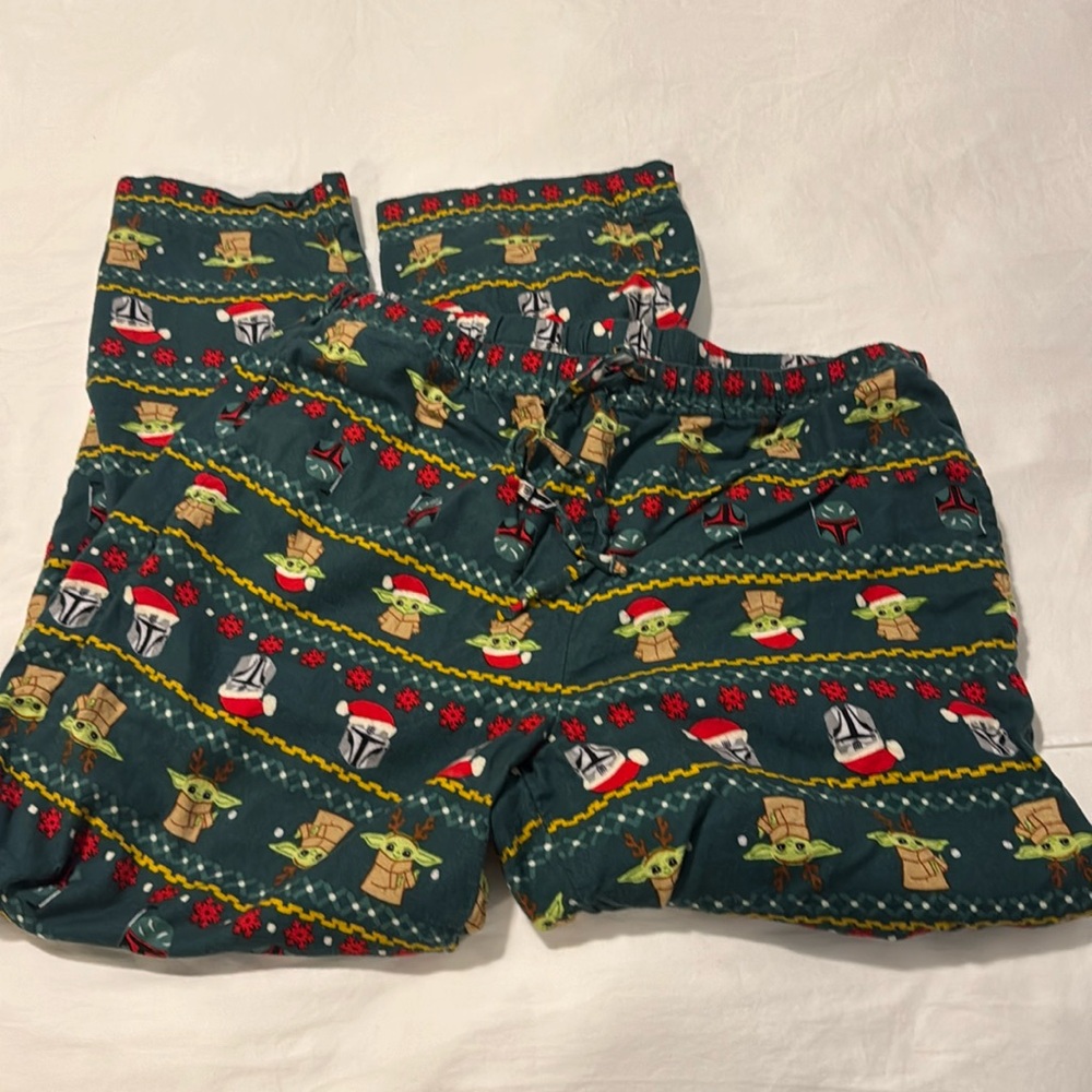 Hanna Andersson Unisex Flannel Pajama pants Star Wars Christmas print